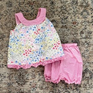 Stitchy Fish Bloomer Set- Size 9mos